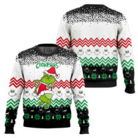 Hooktab Grinch Cat Chonkmas Ugly Christmas Sweater