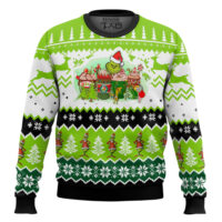 Hooktab Grinch Coffee Ugly Christmas Sweater