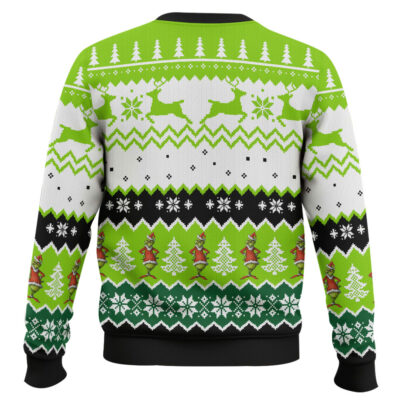 Hooktab Grinch Coffee Ugly Christmas Sweater