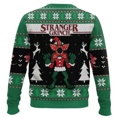 Hooktab Grinch Demogorgon Stranger Things Ugly Christmas Sweater