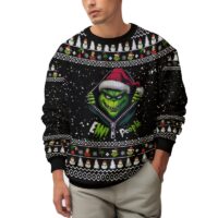 Hooktab Grinch Ew People Ugly Christmas Sweater