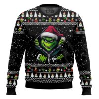 Hooktab Grinch Ew People Ugly Christmas Sweater