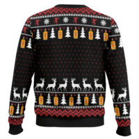 Hooktab Grinch I Will Drink Fireball Whisky Everywhere Ugly Christmas Sweater