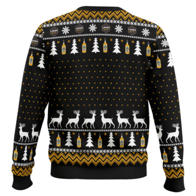 Hooktab Grinch I Will Drink Lambs Rum Everywhere Ugly Christmas Sweater