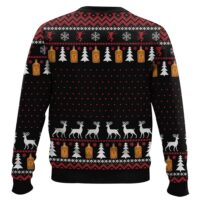 Hooktab Grinch I Will Drink Tito's Everywhere Ugly Christmas Sweater