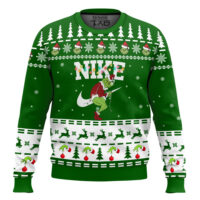 Hooktab Grinch Nike Ugly Christmas Sweater