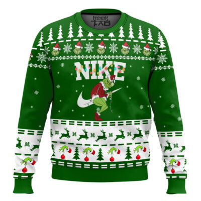 Grinch Nike Ugly Christmas Sweater