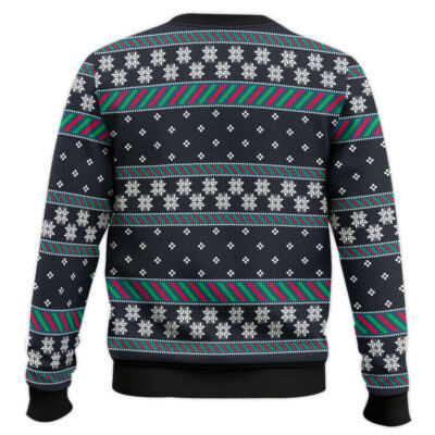 Hooktab Grumpy Cat Kissmyass Ugly Christmas Sweater
