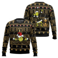 Hooktab Guinness Beer Grinch Ugly Christmas Sweater