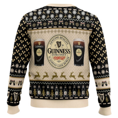 Hooktab Guinness Extra Stout Ugly Christmas Sweater