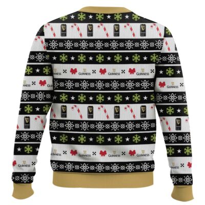Hooktab Guinness Magic Black Grinch Ugly Christmas Sweater