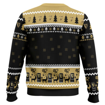 Hooktab Guinness Merry Kissmyass Ugly Christmas Sweater