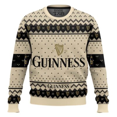 Guinness Stout Beer Ugly Christmas Sweater