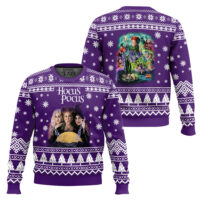 Hooktab Halloween Hocus Pocus Ugly Christmas Sweater