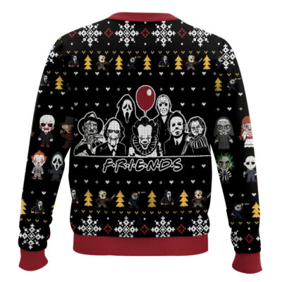 Hooktab Halloween Horror Night Slasher Collection Ugly Christmas Sweater