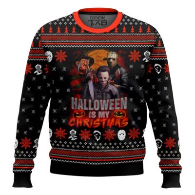 Hallowen Is My Christmas Ugly Christmas Sweater