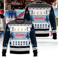 Hooktab Hamm’s Beer Ugly Christmas Sweater