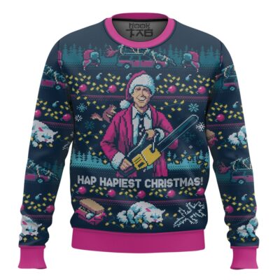 Hap Hapiest Xmas National Lampoon's Vacation Ugly Christmas Sweater
