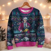 Hooktab Hap Hapiest Xmas National Lampoon's Vacation Ugly Christmas Sweater