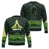 Hooktab Happy Halo-days UNSC Halo Ugly Christmas Sweater