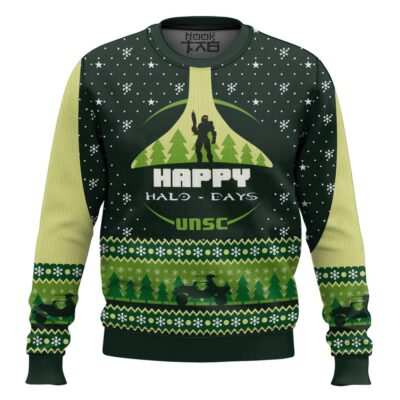 Happy Halo-days UNSC Halo Ugly Christmas Sweater