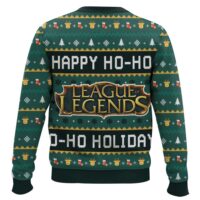 Hooktab Happy Ho Ho Holidays League Of Legends Ugly Christmas Sweater