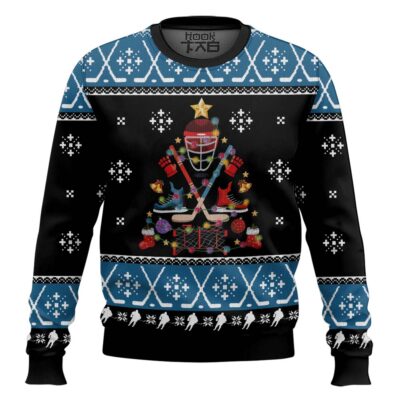 Happy Hockeyday Ugly Christmas Sweater