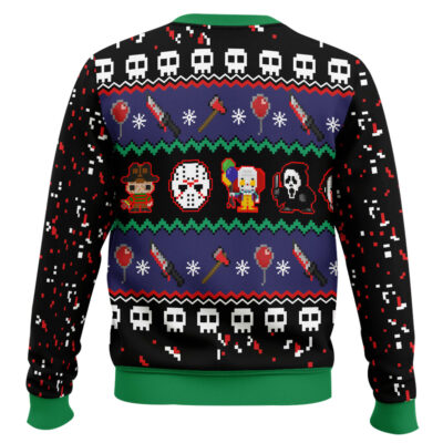 Hooktab Happy Horror Day Ugly Christmas Sweater