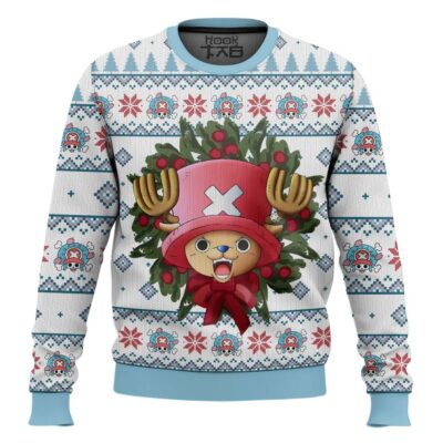 Happy Tony Tony Chopper One Piece Ugly Christmas Sweater