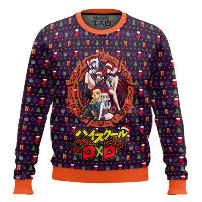 Harem Santa High School DXD Ugly Christmas Sweater