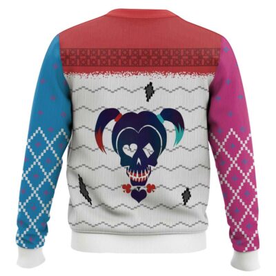 Hooktab Harley Quinn Daddy’s Little Monster Ugly Christmas Sweater