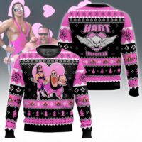 Hooktab Hart Foundation Duo WWE Ugly Christmas Sweater
