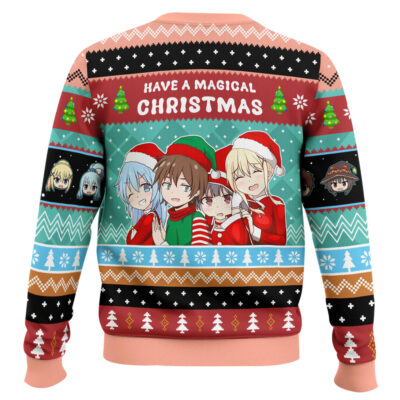 Hooktab Have A Magical Christmas Konosuba Ugly Christmas Sweater