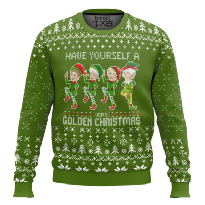 Have Yourself A Very Golden Xmas The Golden Girls Ugly Christmas Sweater