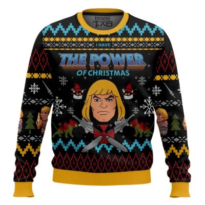 He-man The Power Of Christmas Masters Of The Universe Ugly Christmas Sweater