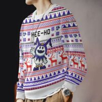 Hooktab Hee-ho Shin Megami Tensei Jack Frost Ugly Christmas Sweater