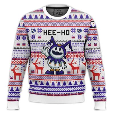Hee-ho Shin Megami Tensei Jack Frost Ugly Christmas Sweater