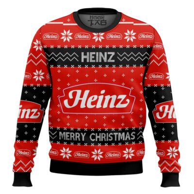 Heinz Ketchup Ugly Christmas Sweater