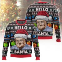 Hooktab Hello Santa Frank Reynolds Ugly Christmas Sweater
