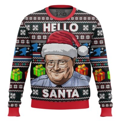 Hello Santa Frank Reynolds Ugly Christmas Sweater