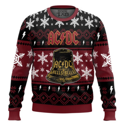 Hells Bells AC/DC Ugly Christmas Sweater