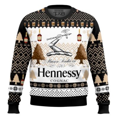 Hennessy Very Special Cognac Ugly Christmas Sweater