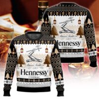 Hooktab Hennessy Very Special Cognac Ugly Christmas Sweater