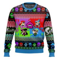 Hooktab Heroes Splatoon 2 Ugly Christmas Sweater