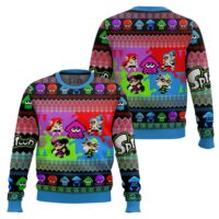 Hooktab Heroes Splatoon 2 Ugly Christmas Sweater