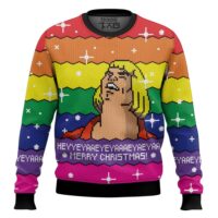 Hooktab Heyyeya He-man Ugly Christmas Sweater