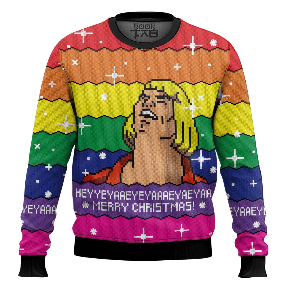 Hooktab Heyyeya He-man Ugly Christmas Sweater Hooktab Heyyeya He-man Ugly Christmas Sweater