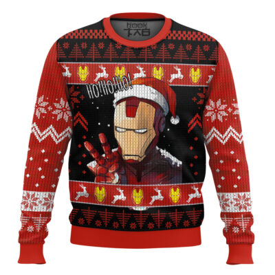 Ho Ho Ho Iron Man Ugly Christmas Sweater
