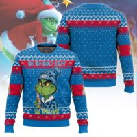 Hooktab Ho Ho Holy Sh!t I'm Drunk Coors Light Grinch Ugly Christmas Sweater