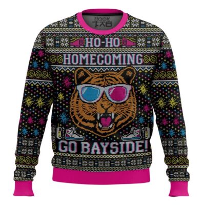Ho Ho Homecoming Go Bayside Ugly Christmas Sweater